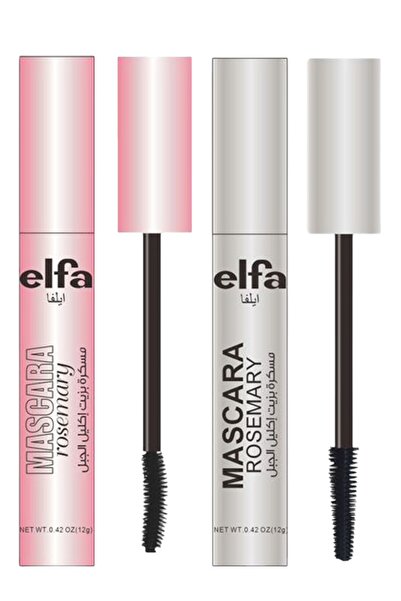 ELFA 2 Mascaras with Rosemary Oil, Waterproof, Ultra Black Mascara, Gives Eye...