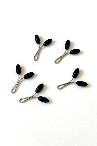 Melodi Scarf مشبك وشاح، مشبك حجاب مزين باللؤلؤ، 6×12 مم 5 قطع، مشبك للوشاح وا...