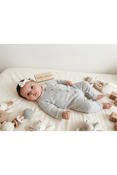 Baby shine أفرول شتوي تركي للجنسين من التريكو الفاخر الناعم + بربتوز 100% قطن...