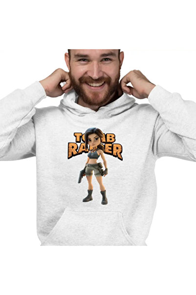 OEM Men's Sweatshirt Tomb Raider Indiana Jones Lara Croft Soldier