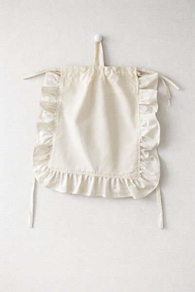 Parla Life Krem Fırfırlı Ekmek Kesesi (sıvı geçirmez leke tutmaz)