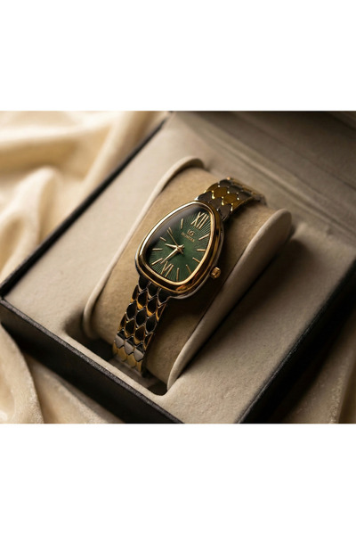 Homies Luxury Snake Design Metal Strap Vintage Women's Wristwatch Gift