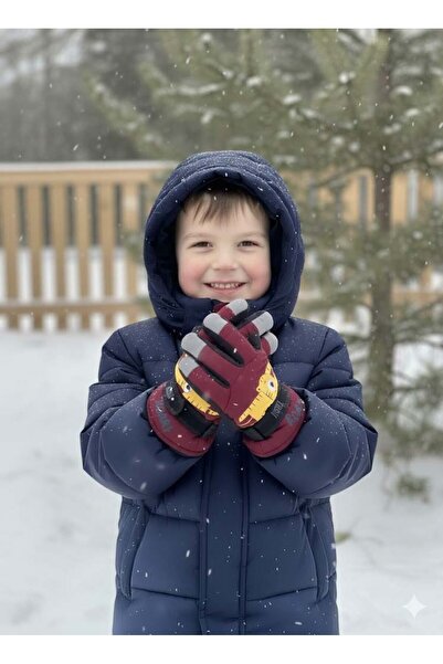 MİNİKO KİDS Ki̇tti̇ 421-0013 Children's 4-8 Snow Ski Gloves