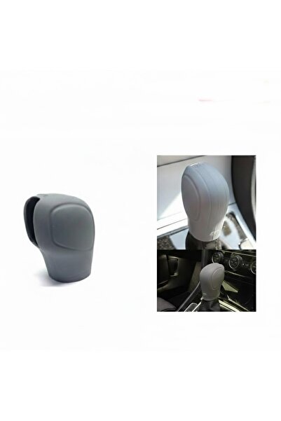 TOMRİSTORE غطاء مقبض ناقل الحركة الأوتوماتيكي من السيليكون DSG باللون الرمادي