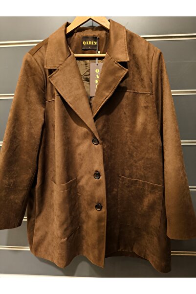 Butik ürünü Büyük beden süet ceket