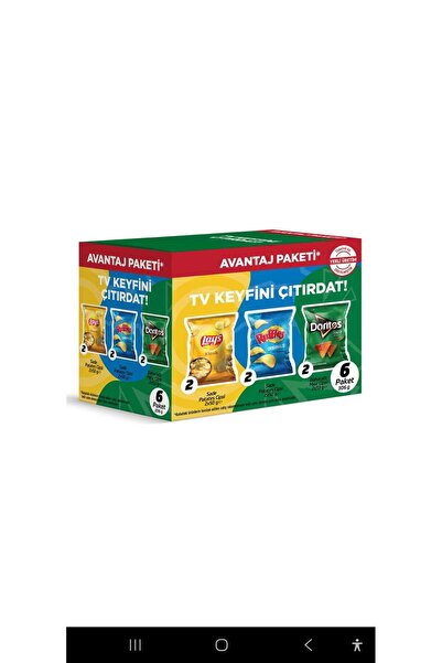 Frito Lay Lays Ruffles Doritos Avantaj Paketi