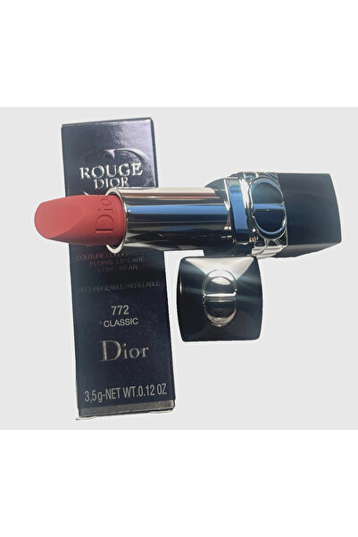 Dior أحمر شفاه كلاسيكي مطفي 772 يدوم طويلاً