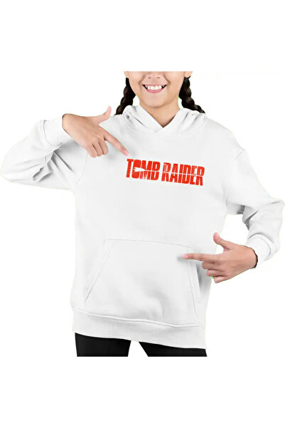 OEM Kids Girls Tomb Raider Logo Arrow Bow Lara Croft Army Sweatshirt