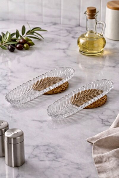 Maloria Santa Kayık Sunum Tabağı | Orta Boy 30cm - 2'li