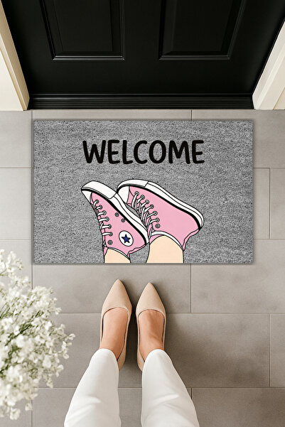 Dormot Modern Digital Printing - Shoes Welcome - Doormat