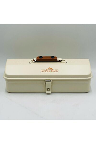 CAMPING FAMILY Complete iron tea storage box, suitable for trips and camping ...