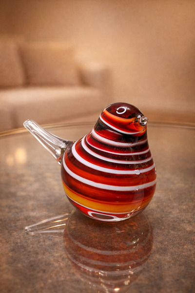 DİVA HOME&ACCESSORİES Casa Kuş Aksesuar (Murano Cam Biblo)