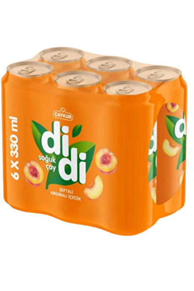 Çaykur Didi Soğuk Çay Şeftali Aromalı 6 * 330 ML