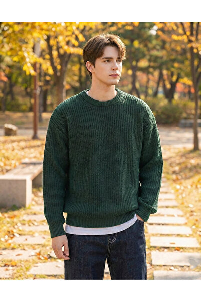 Pear Wear Unisex Knitwear Crew Neck Knitted Winter Sweater