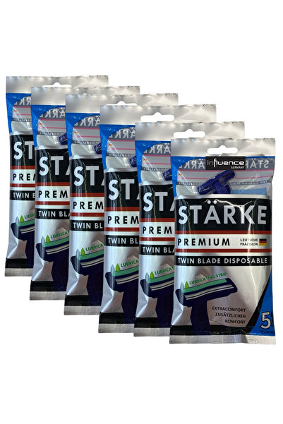 Influence Germany Stärke Premium Twin Blade Disposable Razors VALUE PACK OF M...