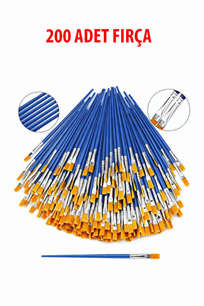 CNS HOBBY TUVAL Resim Fırçası Sentetik Fırça Ekonomik Suluboya Akrilik Boya G...