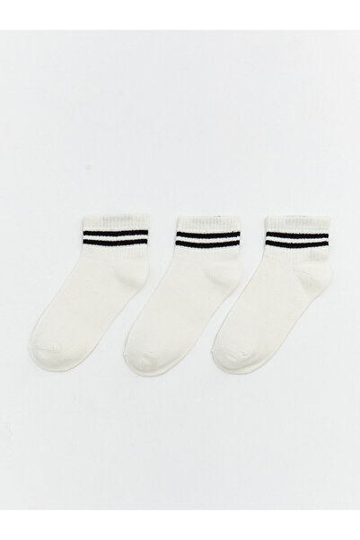 LC Waikiki Two Mt Shop Quality Lcw Dream White Striped 3-Pack Women's Booties...