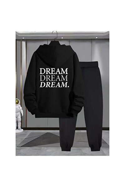 bellanova طقم رياضي رجالي مكون من بغطاء رأس قطع – طقم مكون من قطعتين، طباعة ر...