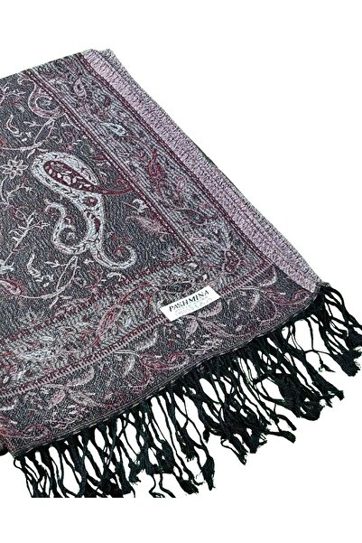 mim eşarp Ethnic Pattern Pashmina Shawl 75X190