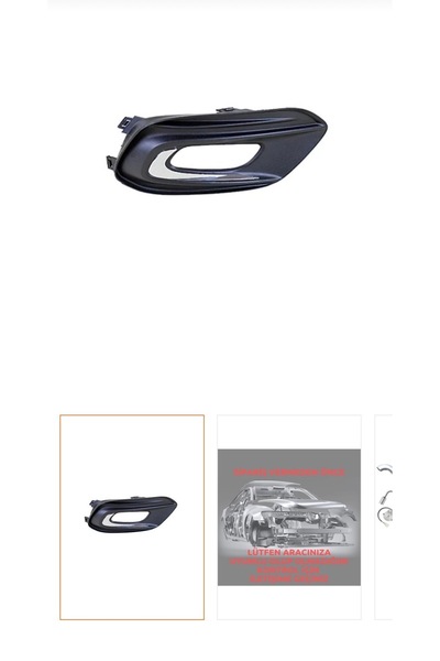 SEREN OTOMOTİV FİAT EGEA ON TAMPON PANJURU KROM KUSAGI DELIKLI SAĞ