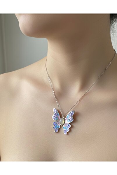 Butik Barbie Kolye,Karanlıkta Parlayan Çelik Kolye