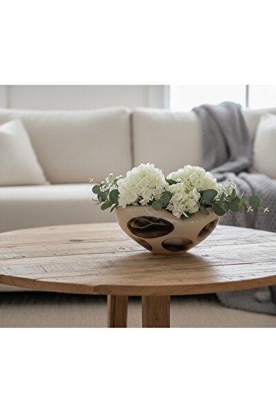 PINALE ART Lüks El Yapımı Dekoratif Cam Tabak Bayram Hediyesi