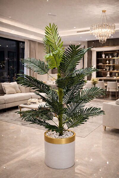 Altun Çiçekcilik Yapay Areka 150 Cm Lux Metal Saksı Dahıl