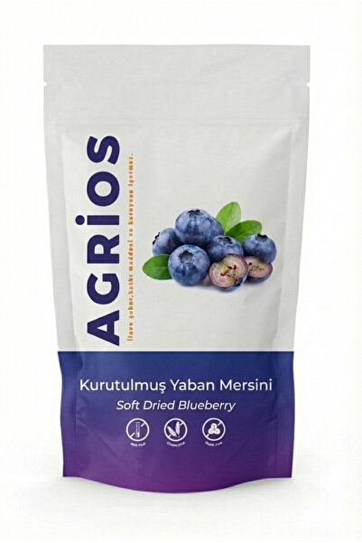 Agrios Doğal Gıda Kurutulmuş Yaban Mersini 50 gr (Blueberry)