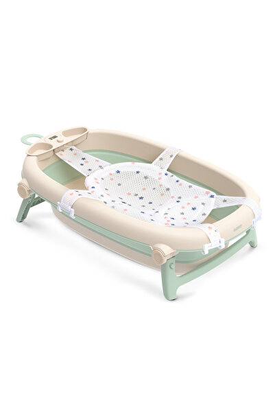 Neno Foldable baby bathtub with thermometer and stand – Lucy