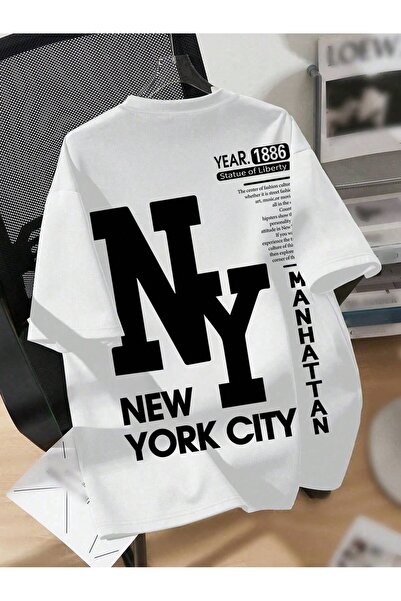 EYAX MODA ΝΕΟΥ ΥΟΡΚΗΣ NY ΜΠΛΟΥΖΑΚΙ ΜΕ ΣΤΑΜΠΑ ΣΤΗΝ ΠΛΑΤΗ