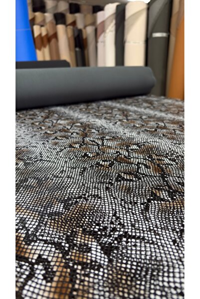 Bitacir Yılan Desen Suni Deri Ayakkabılık, Çantalık, Döşemelik 100 X 140