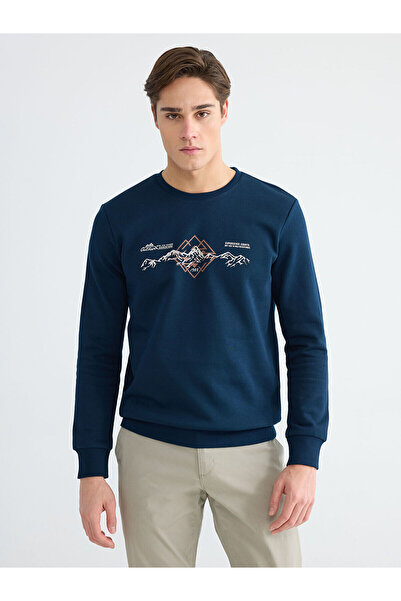 LC Waikiki RMZ GİYİM ΠΡΟΣΦΟΡΕΣ ΤΗΣ ΣΕΖΟΝΗΣ Ανδρικό χοντρό φούτερ με στάμπα σε...