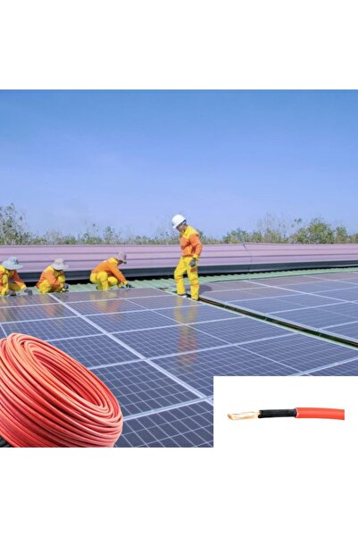 OEM 4mm solar conductor for photovoltaic panels, IP67 and UV protection, red ...