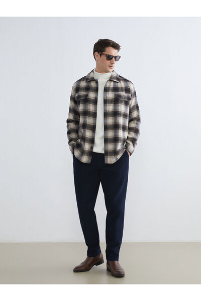 LC Waikiki Vlastiti brend, nove sezone, standardni kroj Somot muške pantalone