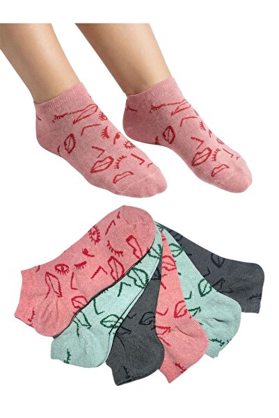 BYNDRSOCKS 6 Pairs of Women's Booties Cotton Socks