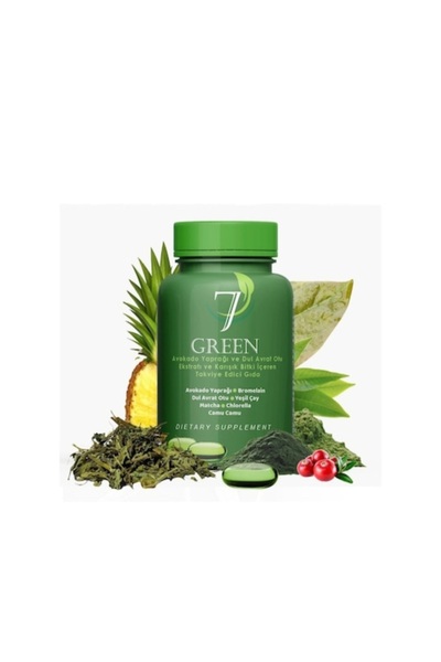 DIGERUI 7 GREEN Avakado yapraği ve dul avrat otu ekstrali bitkisel kapsül