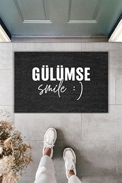 Rugmood Modern Digital Printing - Smile :) - Doormat
