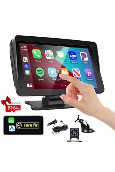 OEM Φορητή Πλοήγηση Αυτοκινήτου 7” Wireless, CarPlay & Android Auto