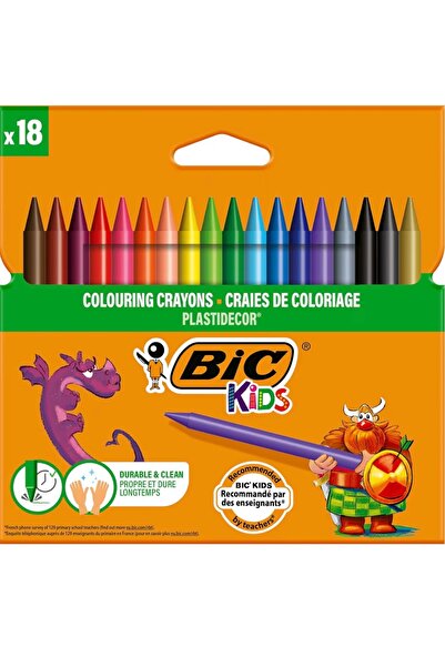 Çılgın Zeka Plastidecor Elleri Kirletmeyen Pastel Boya 18’li Kutu Elleri Boyamaz