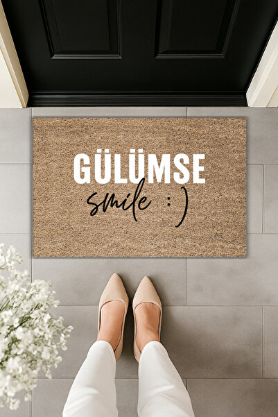 Dormot Modern Digital Printing - Smile :) - Doormat