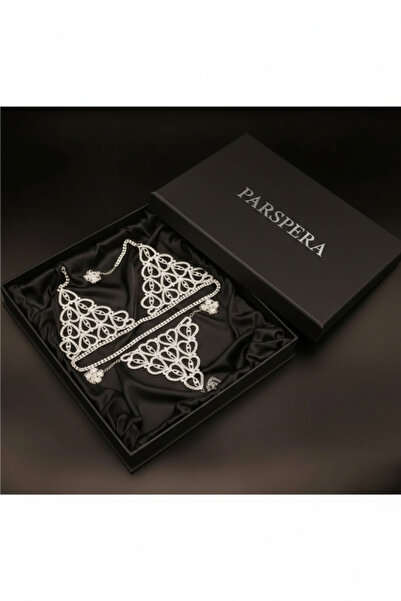 Parspera Kutulu Kristal Taşlı Pırlanta Görünümlü Vip İç Çamaşır Takımı, Sevgi...