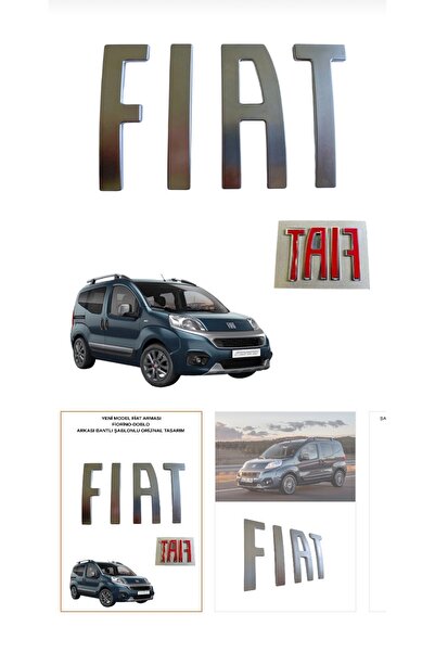 SEREN OTOMOTİV YENİ MODEL FİAT KAPUT ARMASI LOGOSU FİORINO - DOBLO