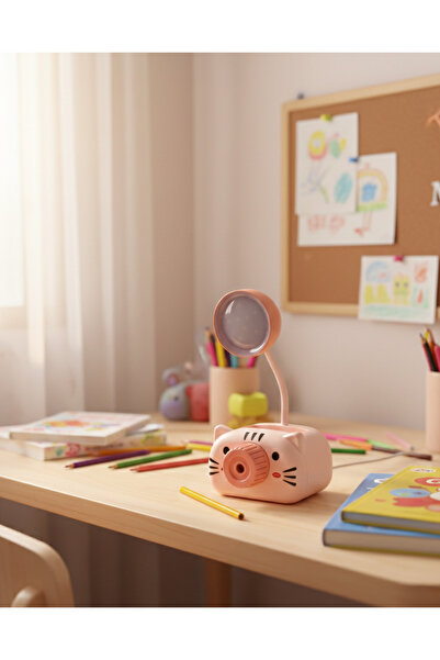 Home Fotoğraf Makinası Figürlü 2 Kademeli Kalemlik Bölümlü Ve Kalem Traşlı Ma...