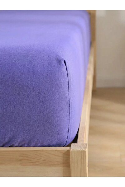 serelya Double Combed Cotton Fitted Sheet - 100% Cotton - 160 X 200 cm