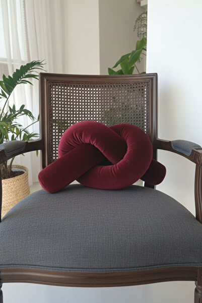 JACA Мінімалістична декоративна плюшева оксамитова тканина подушка-валик