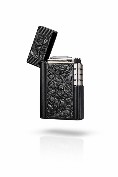 Tisaati Premium Serisi Özel İşlemeli Tasarım Lüks Çakmak-Özel Çakmak Kutusu