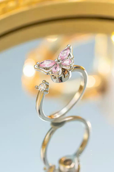 Parantez Aksesuar Zirkon Taşlı Kelebek Rahatlatıcı Anti-Stres Ayarlanabilen D...