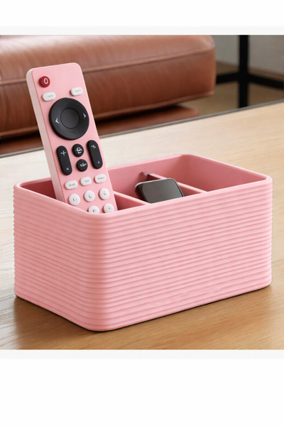 3DAKSESUAR Ribbed Design Remote Control Holder, Remote Control Case