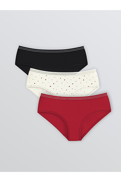 LC Waikiki Peak Yeni Sezon Baskılı Hipster Külot 3'lü