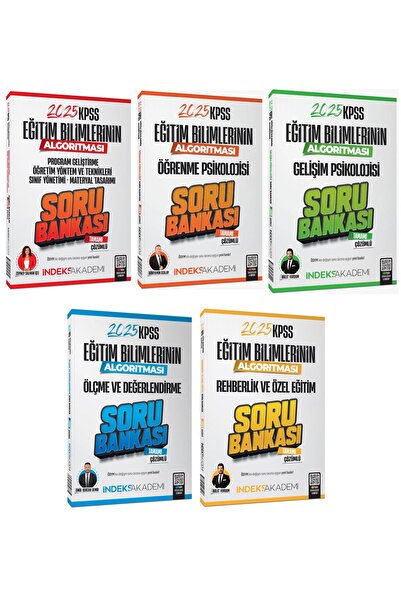 İndeks Akademi SÜPER FİYAT - 2025 KPSS MEB-AGS Eğitim Bilimlerinin Algortimas...